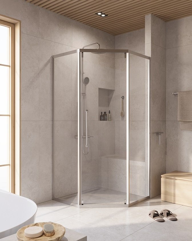 Душевой уголок RELAX-304-P-1 Cezares RELAX-304-P-1-100-C-BORO