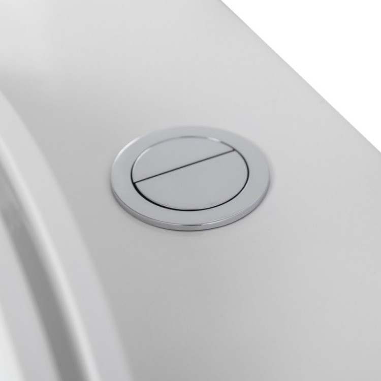 Унитаз-моноблок со смывом TORNADO, с сиденьем дюропласт soft close, P-trap Cezares BB673CP-MN-TOR/SC