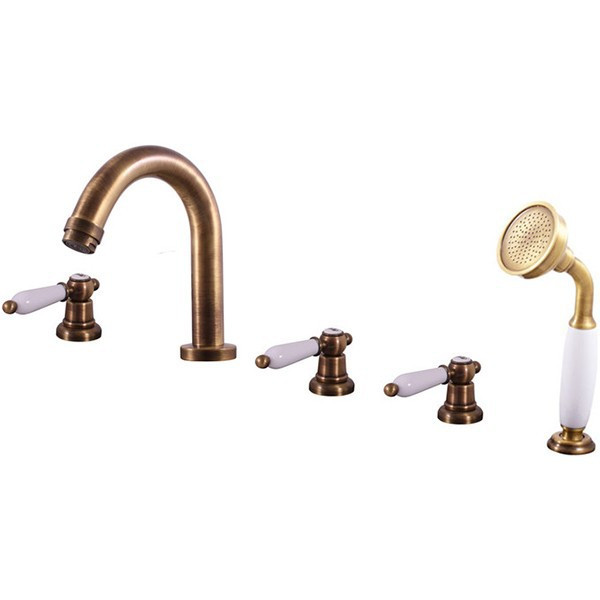 Смеситель на борт ванны Rav Slezak Morava retro MK562.5PSM