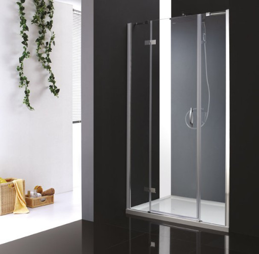 Душевая дверь в нишу BERGAMO-B-13 Cezares BERGAMO-W-B-13-100+60/40-C-Cr-L