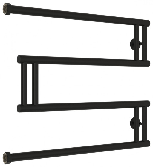 Полотенцесушитель водяной Сунержа High-Tech model &quot;M&quot; 500х650 Матовый чёрный