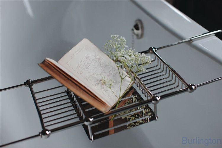 Полка-решётка на ванну раздвижная, НИКЕЛЬ [ARCA27 NKL]