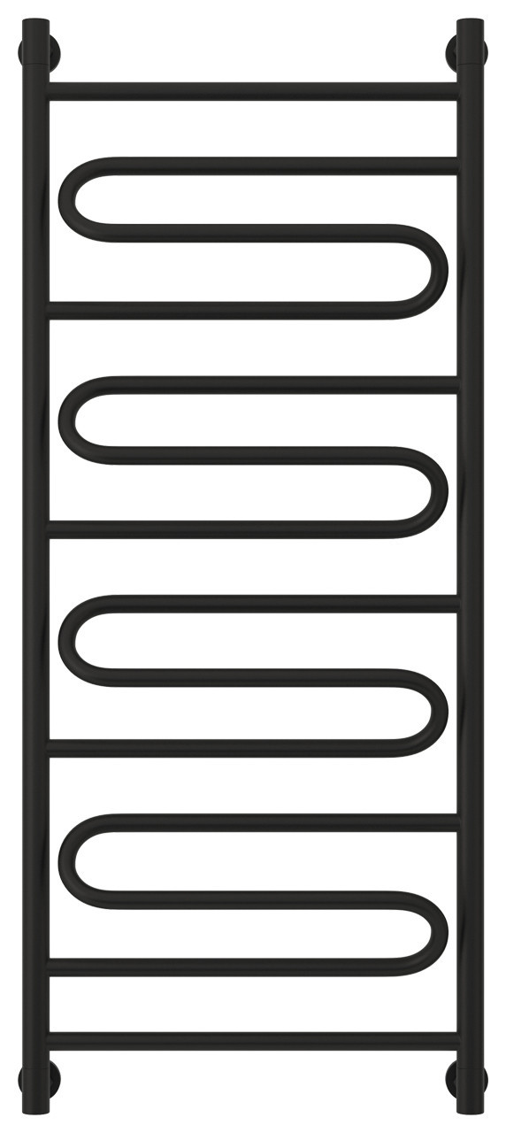Полотенцесушитель водяной Сунержа Элегия+ 1200х500 Матовый чёрный