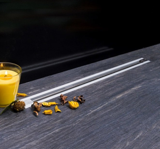 Линейный трап 850 мм CONFLUO PREMIUM SLIM LINE, ультратонкая модель с дизайн-вставкой Slim PESTAN 13100035