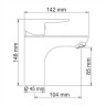 WasserKRAFT Leine 3503 Смеситель для умывальника
