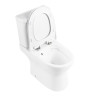 Чаша унитаза безободкового с сиденьем, P-trap BelBagno BB130CPR/SC