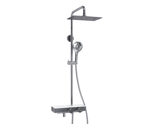 WasserKRAFT A113.069.101.CH Thermo Душевой комплект с термостатическим смесителем