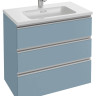 Мебель для раковины-столешницы 80 см, 3 выдвижных ящика, нежный аквамарин Jacob Delafon VOX EB2048-RA-M43