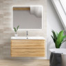 Раковина из литьевого мрамора 900х455х145 BelBagno BB900/455-LV-MR-ALR