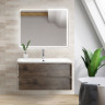 Раковина из литьевого мрамора 900х455х145 BelBagno BB900/455-LV-MR-ALR