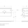 Раковина из литьевого мрамора 900х455х145 BelBagno BB900/455-LV-MR-ALR