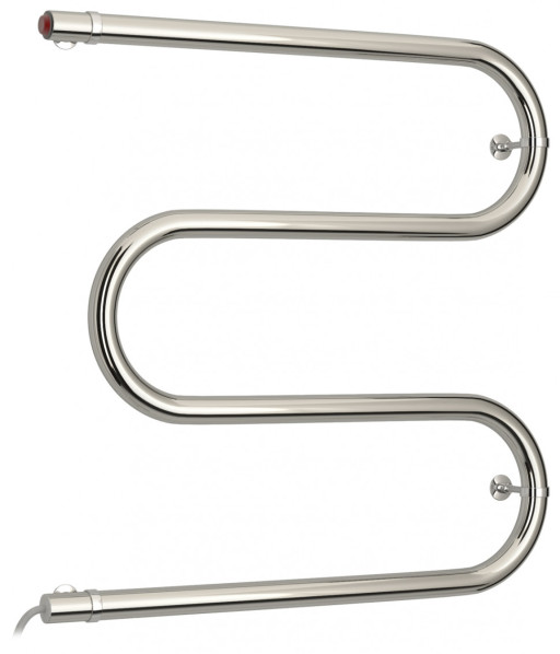 Полотенцесушитель электрический Стилье М-образный 500х500 (53 Вт) Без покрытия