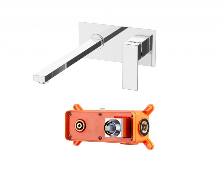 Встраиваемый смеситель для раковины Cezares ROM-BLM-CRM