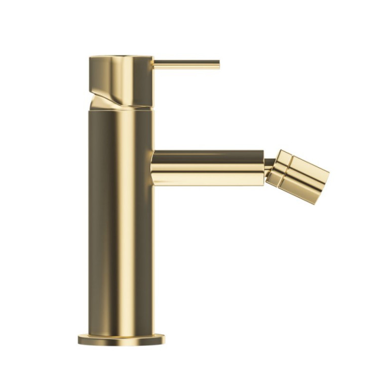 Смеситель для биде однорычажный с тонкой ручкой Cezares LEAF-BSM-L-MM