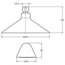 Верхний душ Jacob Delafon Moxie E99105-CP
