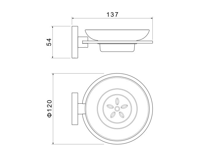 Мыльница Aquatek AQ4203CR Оберон