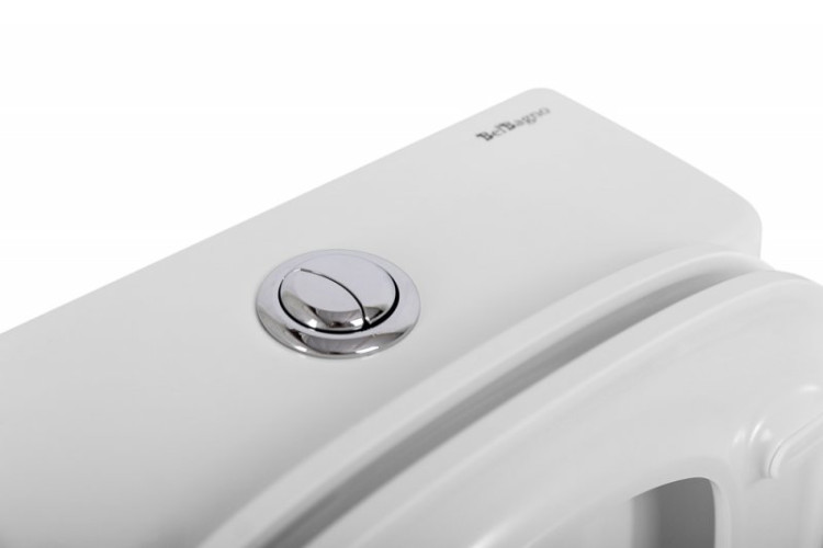 Чаша унитаза безободкового со смывом Торнадо с сиденьем дюропласт soft close Cezares BB2197CP-TOR/SC