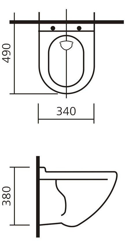 Унитаз Sanita Luxe Attica Luxe Color Black ATCSLWH0110