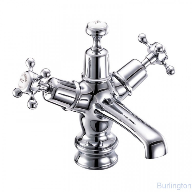 Смеситель для раковины на 1 отверстие Regent, с кнопкой Click-Clack [CLR6]