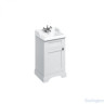 Шкафчик под раковину с распашной дверцей, цвет белый [FC8W + B20]