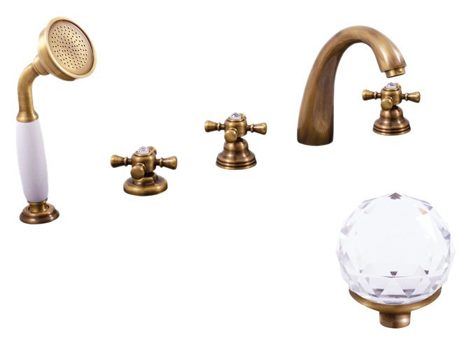 Смеситель для ванны Rav Slezak Brilliance176.5P