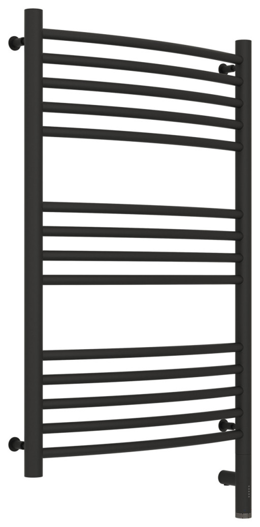 Полотенцесушитель электрический Сунержа Богема 3.0 выгнутая 800х500 МЭМ правый Тёмный титан муар