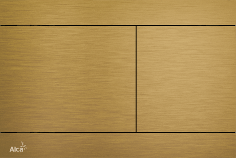 Кнопка управления для скрытых систем инсталляции, GOLD-крацованный мат Alcadrain FUN-G-B