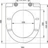 Сиденье для унитаза SOFTCLOSE, Дюропласт Alcadrain A66