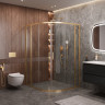 Душевой уголок MOLVENO-RH-22 Cezares MOLVENO-RH-22-130/120-C-BORO-IV