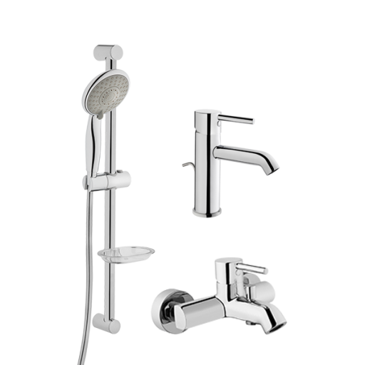 Minimax S, набор смесителей+душ.штанга