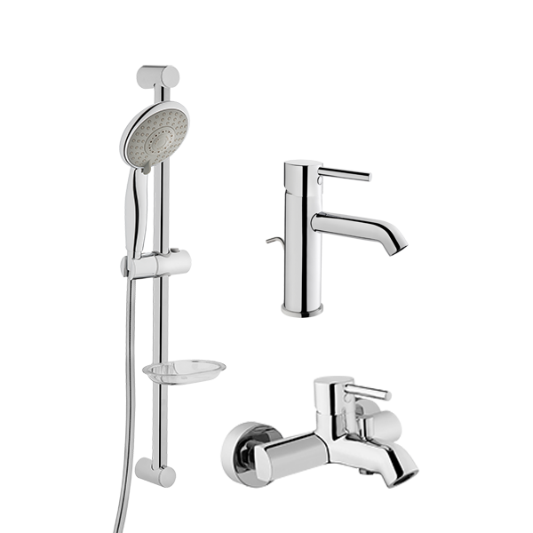 Minimax S, набор смесителей+душ.штанга