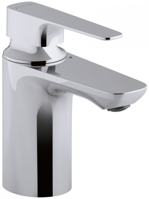 Однорычажный смеситель для раковины без донного клапана, гладкий корпус Jacob Delafon ALEO+ E72314-CP