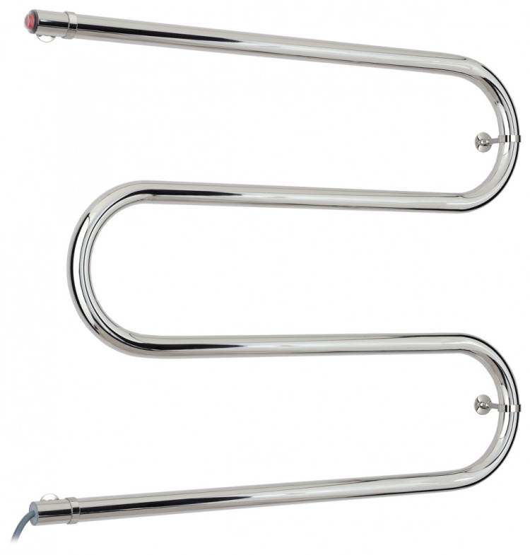 Полотенцесушитель электрический Стилье М-образный 500х600 (64 Вт) Без покрытия