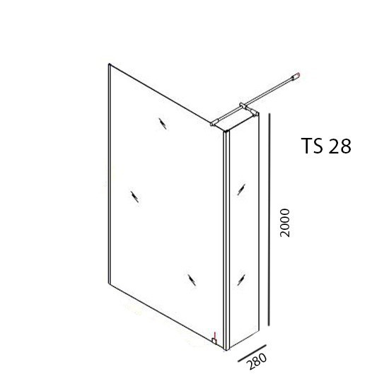 Душевая перегородка Kolpa San Terra TS Open 28