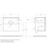 Керамическая раковина 710x460x170 BelBagno BB700ETL