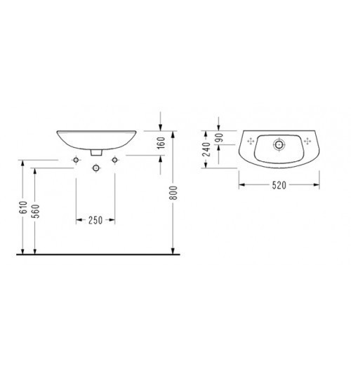 Раковина Serel Friendly 52 6740