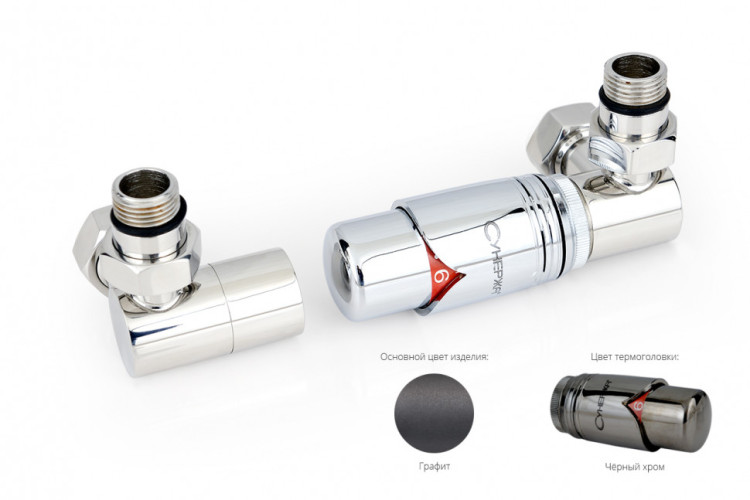 Автоматический терморегулятор Сунержа 3D правый G 1/2