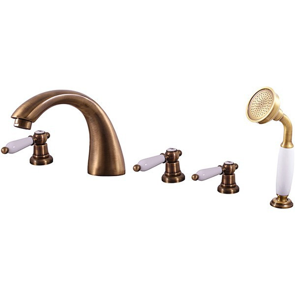 Смеситель на борт ванны Rav Slezak Morava retro MK569.5PSM