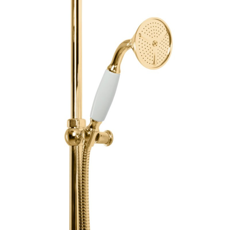 Душевая стойка со смесителем, верхним и ручным душем Cezares GOLF-CD-03/24-M