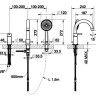 Однорычажный смеситель для ванны Gessi Ozone 13837.031