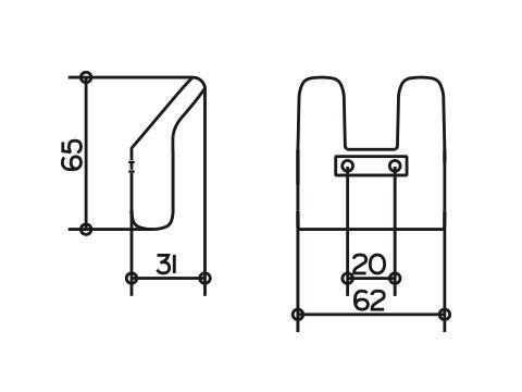Крючок для полотенца Keuco Collection Moll 12713 010000