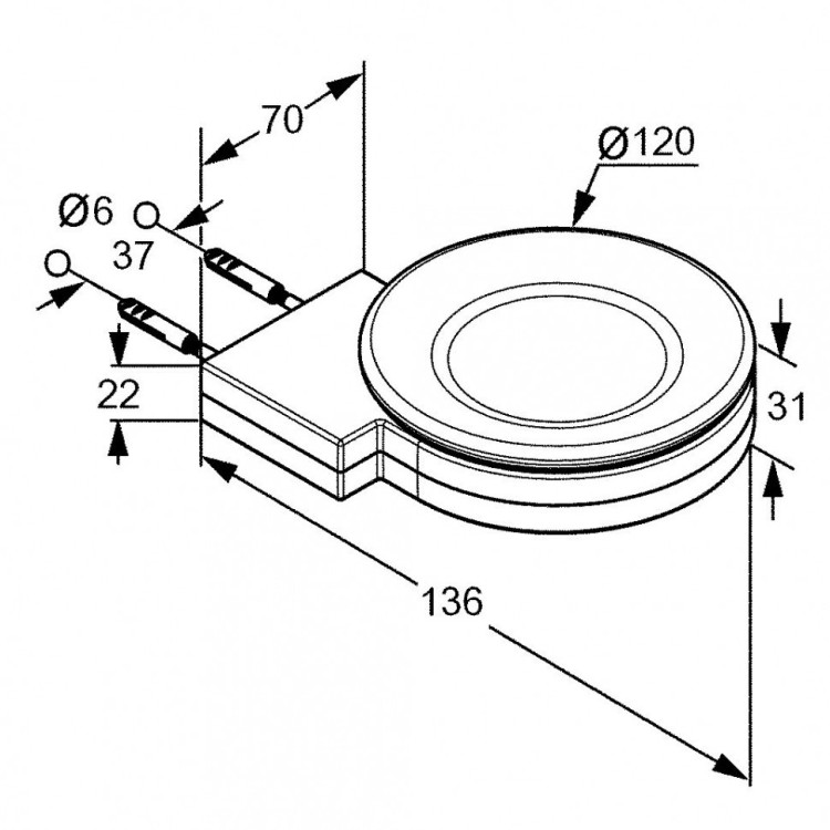 Мыльница Kludi A-xes 4898505