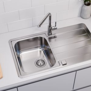 Мойка LINE MAX 20 SAT-90 860x500 в комплекте с сифоном 1130551