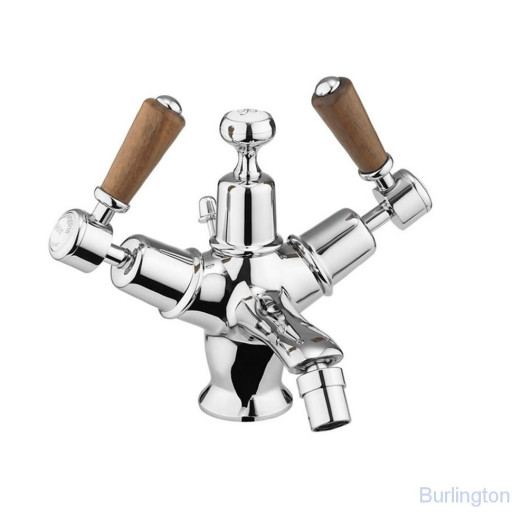 Смеситель для биде на 1 отверстие с донным клапаном [KE13 WAL]