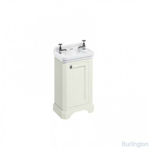 Шкафчик под раковину с распашной дверцей, цвет песочный [FC11S + B8]