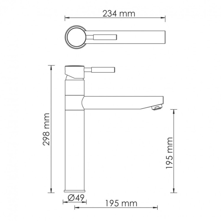 WasserKRAFT A8137 Смеситель для кухни
