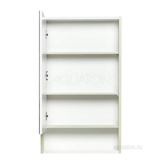 Зеркальный шкаф Aquaton Рико 50 белый, ясень фабрик 1A212302RIB90