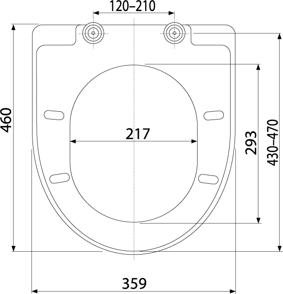 Сиденье для унитаза SOFTCLOSE, Дюропласт Alcadrain A67