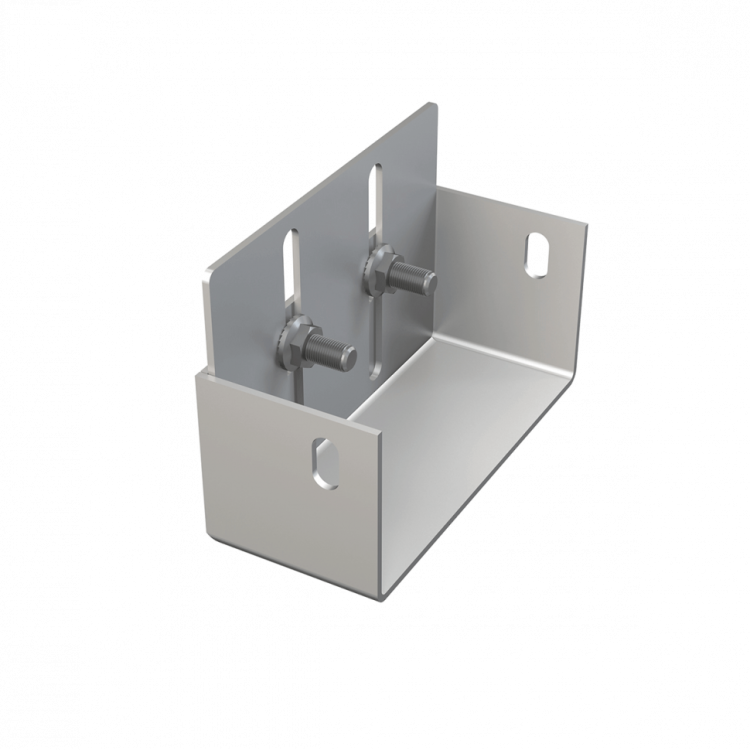 Заглушка для дренажных желобов 75 мм, нержавеющая сталь Alcadrain ADZ-P011