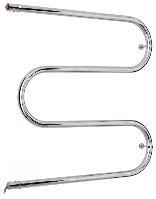 Полотенцесушитель электрический Стилье М-образный 600х600 (64 Вт) Без покрытия